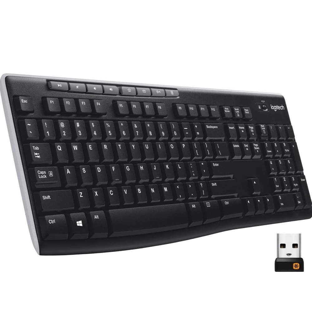 Logitech Wireless Keyboard K270 with Long-Range Wireless